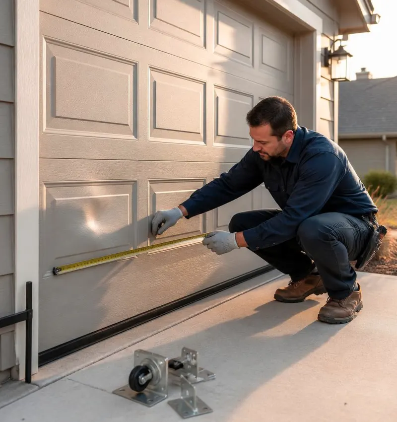 Off Track Door Repair in St. Pete Beach